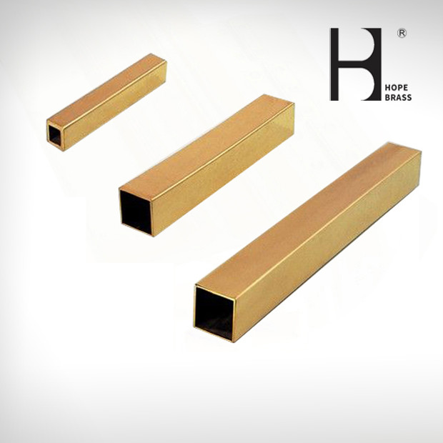 Rustproof CuZn39Pb3 Rectanglar Brass Rods For Interior Furniture