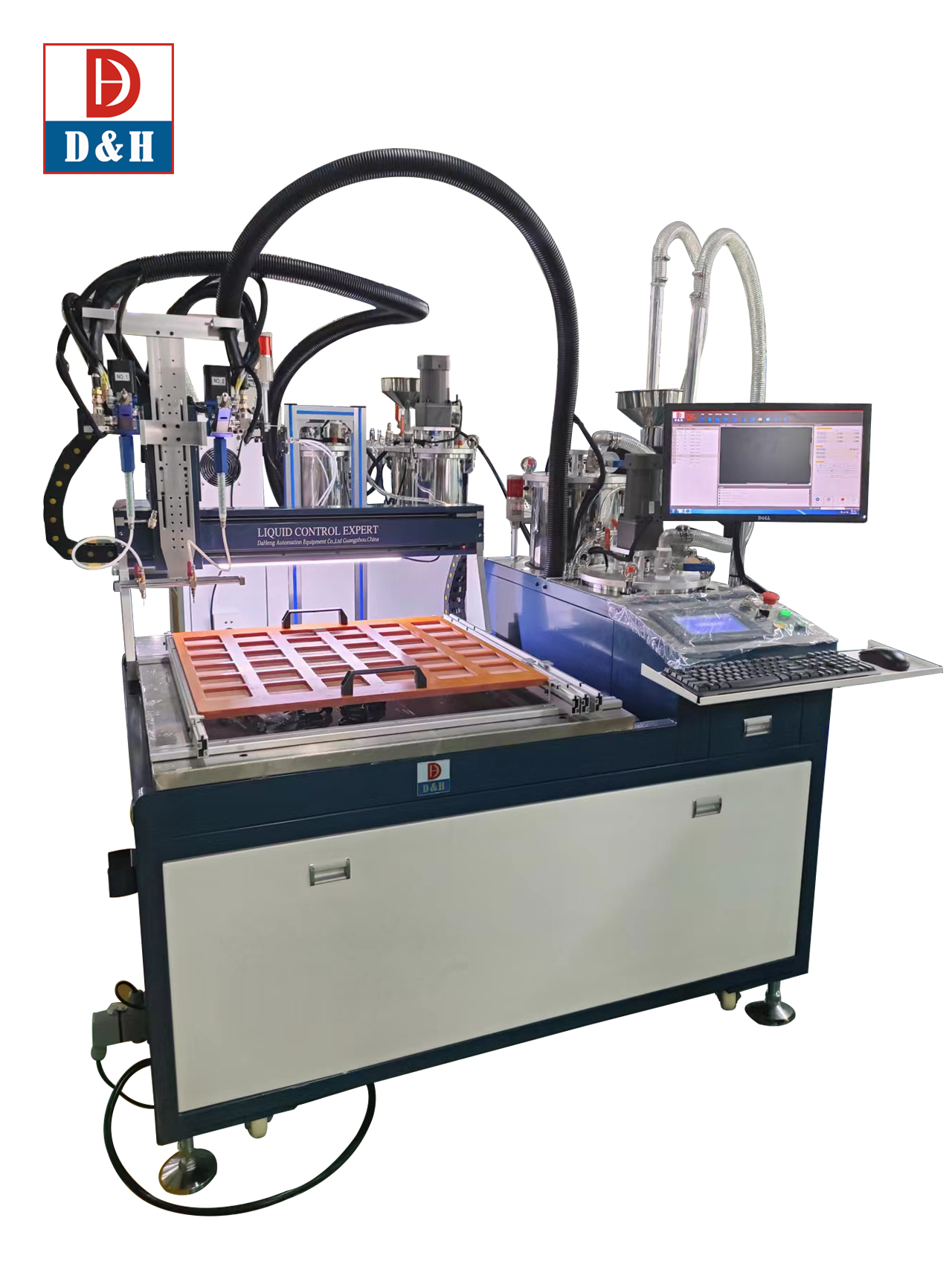 Advanced Automatic Epoxy Potting Machine with Electric Driven Two-Part Dispensing Robot