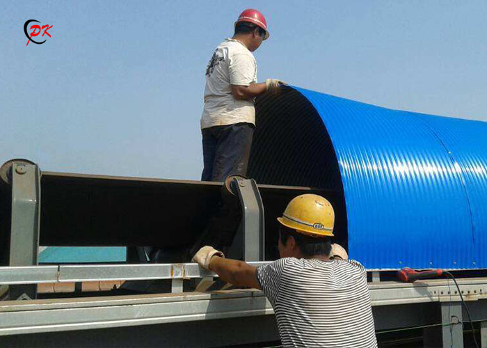High Temperature Resistant Deck Plate Steel Covers Conveyor Belt Shield