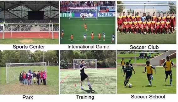 5M X 2M Soccer Goal Portable Football Goal Aluminum Post Foldable Goals