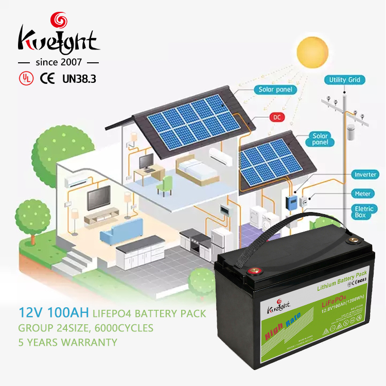 Rechargeable 200AH 300AH 12V LiFePO4 Battery Deep Cycle For Golf Cart