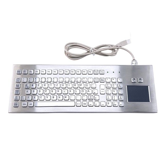 304 Stainless Steel Industrial Computer Keyboard Waterproof Dustproof Explosionproof