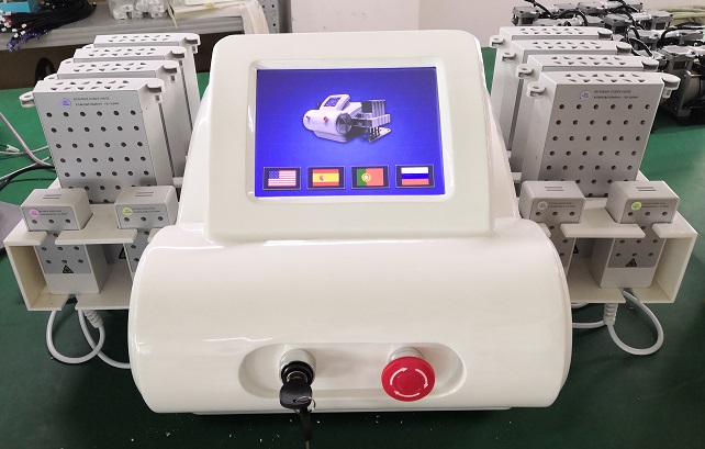 Four Wavelength Diode Zero Laser Lipo Laser Therapy Machines 12 Pads Slimming Beauty Machine