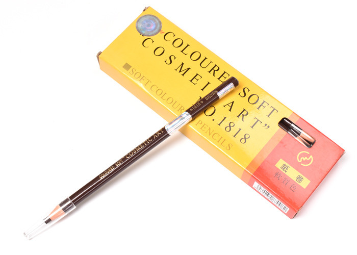 New 1818 Peel Off Manual Eyebrow Tattoo Pen Wax Refill And Wood Handle
