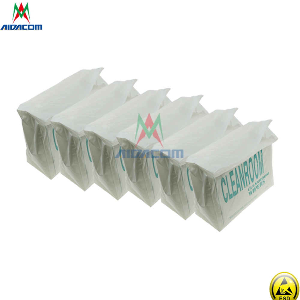 Anti Static Esd Microfiber Cleanroom Wiper 140gsm Polyester
