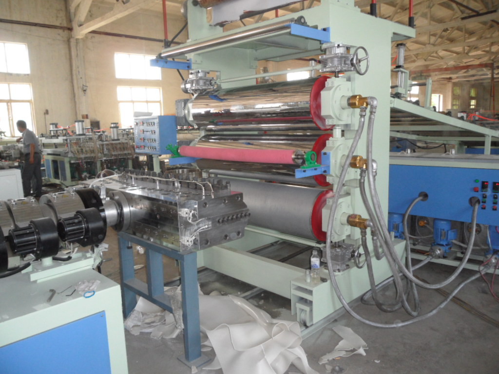 PP PE Plastic Extrusion Equipment , Plastic Pp Sheet Extrusion Line