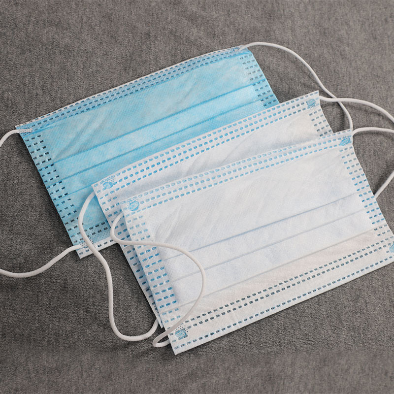 3 Ply Disposable Medical Mask Size 17.5 * 9.5cm For Personal Protection