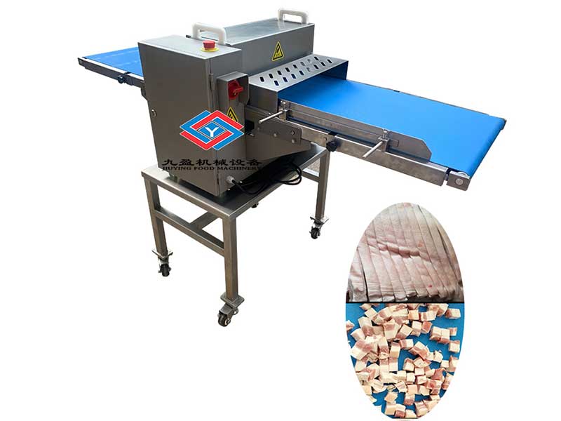 50cm Conveyor Bandwidth Fresh Meat Strip Machine Chicken And Fish Cutting Machine