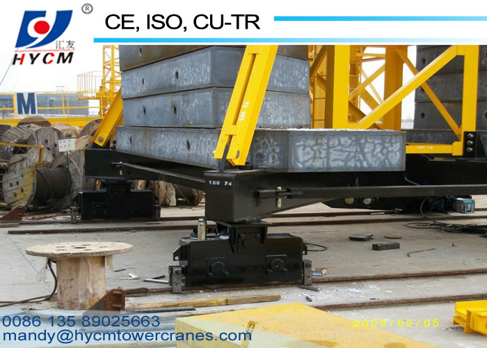 QTZ5610 Mobile 6ton 60m Freestanding Height Travelling Tower Crane