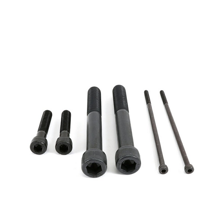 DIN912 Guaranteed 8.8 12.9 Black Zinc Plated Half Thread Hex Socket Head Cup Screw Bolt