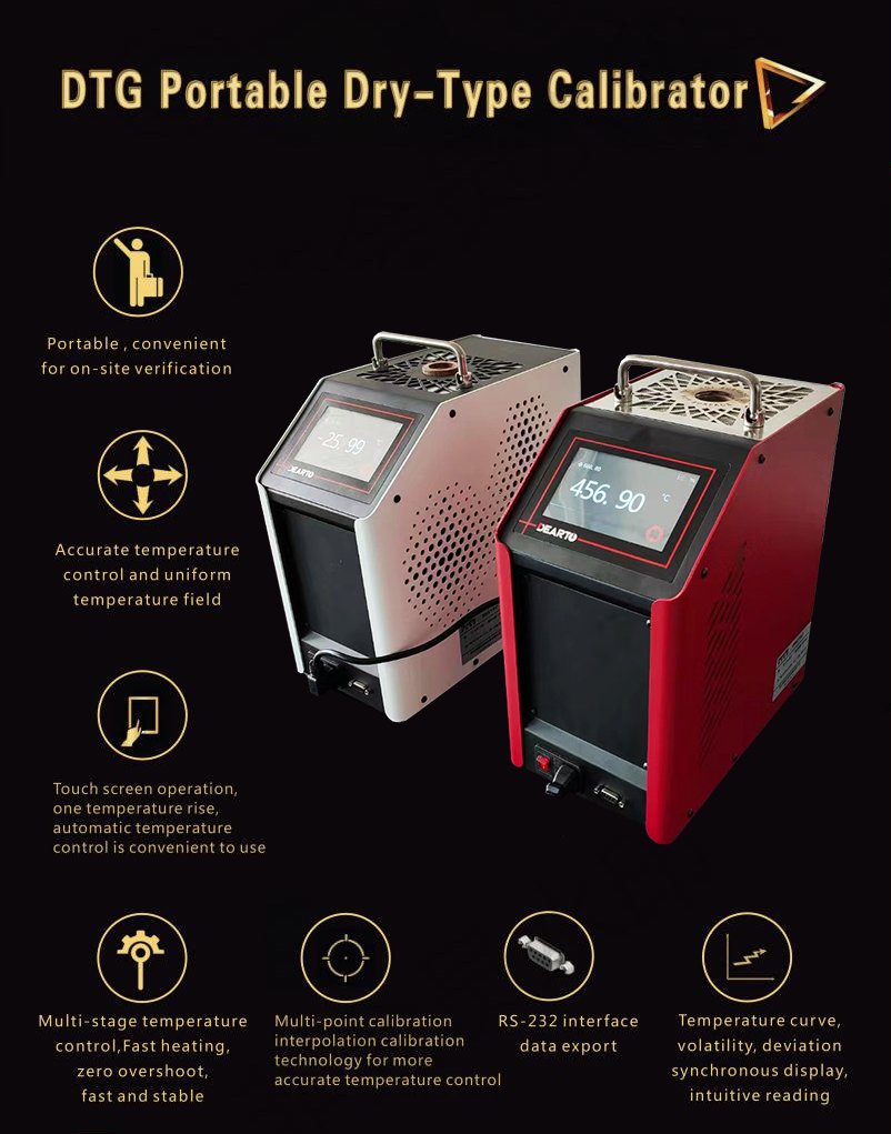 110/220VAC Power Supply Dry Type Temperature Calibrator with ≤±0.2C Radial Uniformity