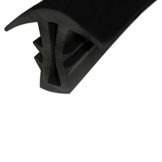 T shape EPDM Rubber Extrusion Sealing Strip for Solar Panel Gaskets UV Resistant 35X16mm