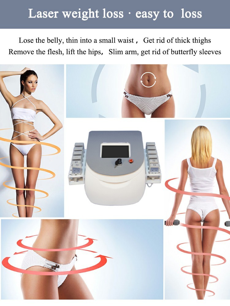 Burn Fat Lipo Laser Slimming Machine 650nm Mutilanguage Cellulite Treatment Machine