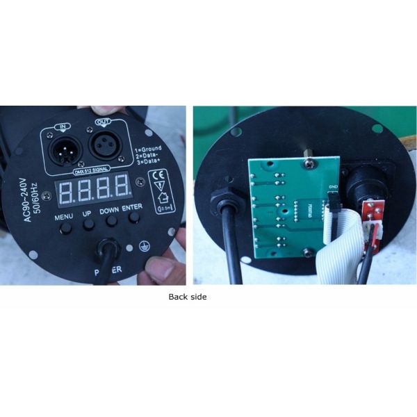 High Power 18x18W Slim Par LED RGBWA with DMX512 Control 8-60 Zoom Dimmer/Strobe Functions