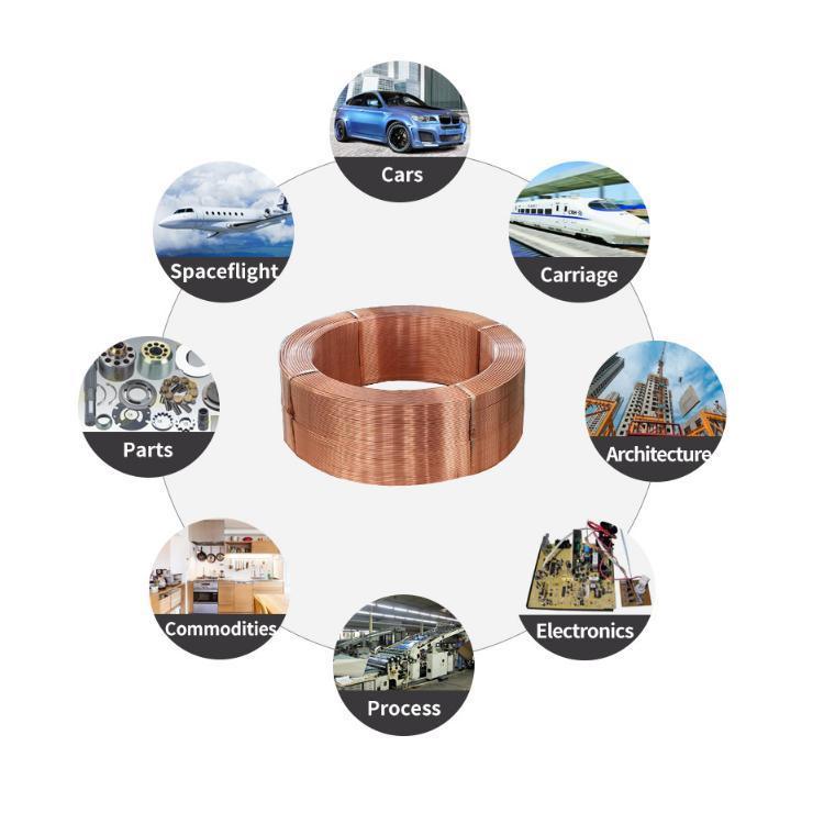 Customized 15mm 25mm 50mm 100mm C11000 C70600 High Purity 99.9% Red Copper Pipe/Tube