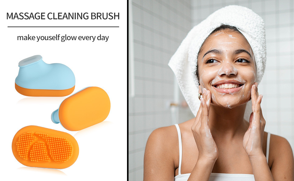 Silicone Ice Facial Cleaning Brush Ice Roller For Face And Eye , Silicone Ice Cube Mold For Face Beauty