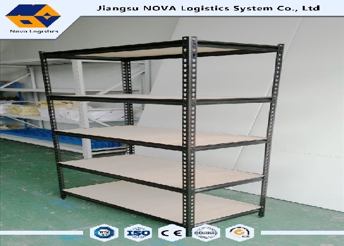 Light Duty Warehouse Rivet Boltless Shelving Powder Coated Rust Proofing