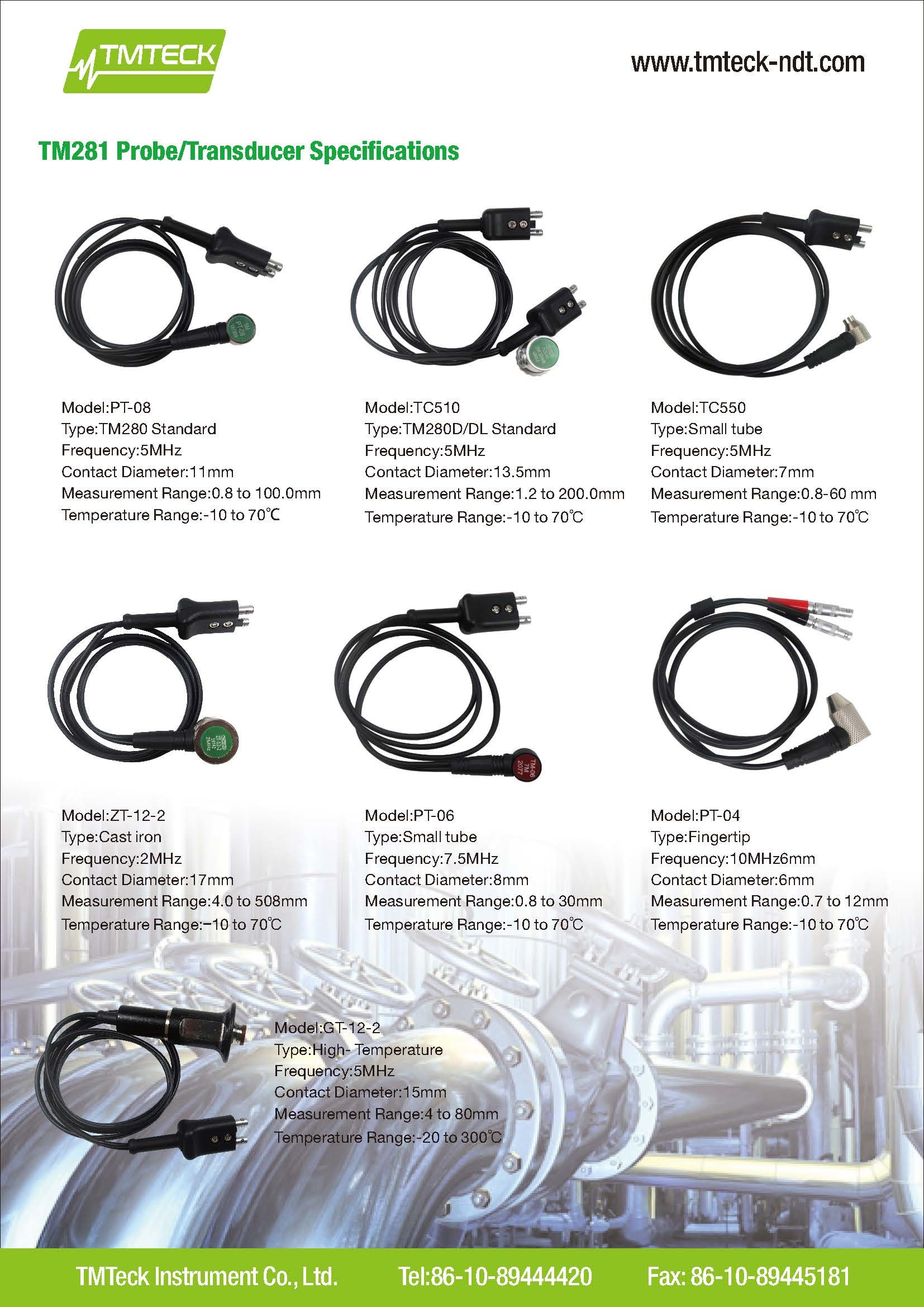 Rubber Metal Ultrasonic Thickness Gauge Wall Thickness Measuring Equipment