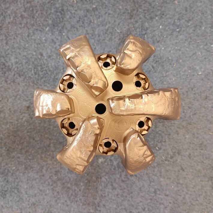 Rock Drill PDC Diamond Bit Alloy Carbon Steel For Coal Mining Water Well Drilling Rigs