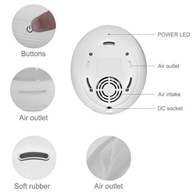 USB Charging Mini Ultrasonic LED Night Light Humidifier
