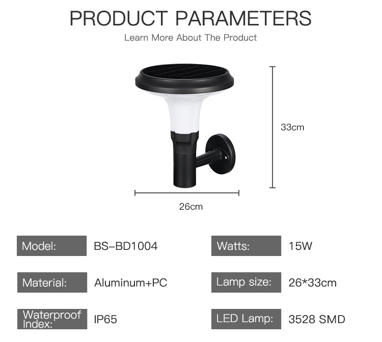 CE Approved Wall Mounted Solar Light Outdoor Waterproof Ip65