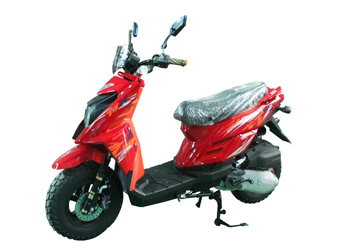 4 Stroke Two Wheel Gas Scooter 125cc 150cc GY6 Engine Alloy Wheel TTX Red Plastic Body