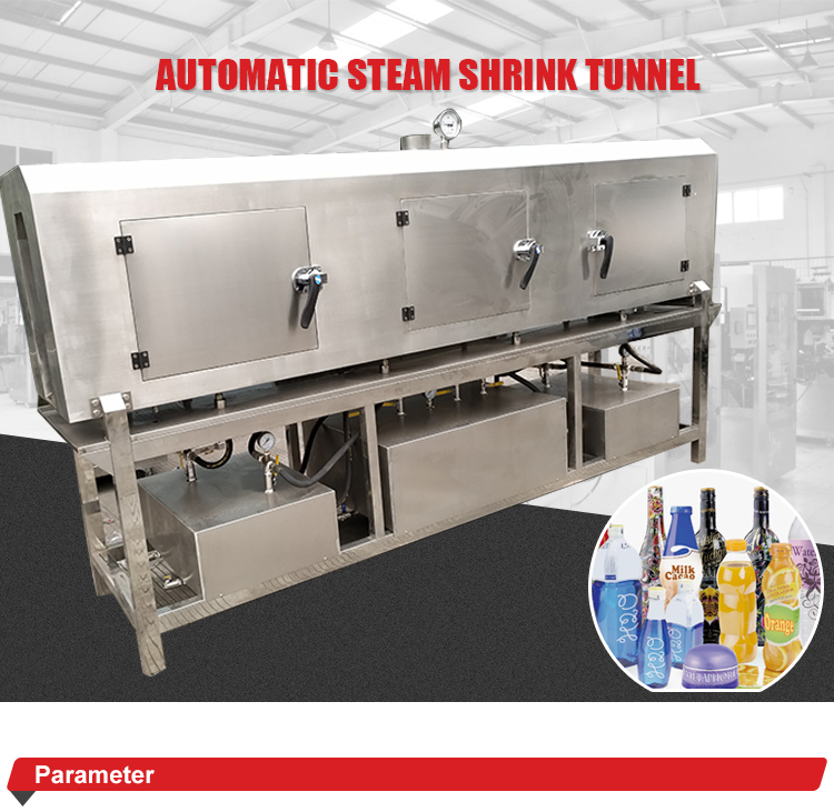 Automatic Round Bottle Shrink Sleeve Steam Labeler Shrink Tunnel