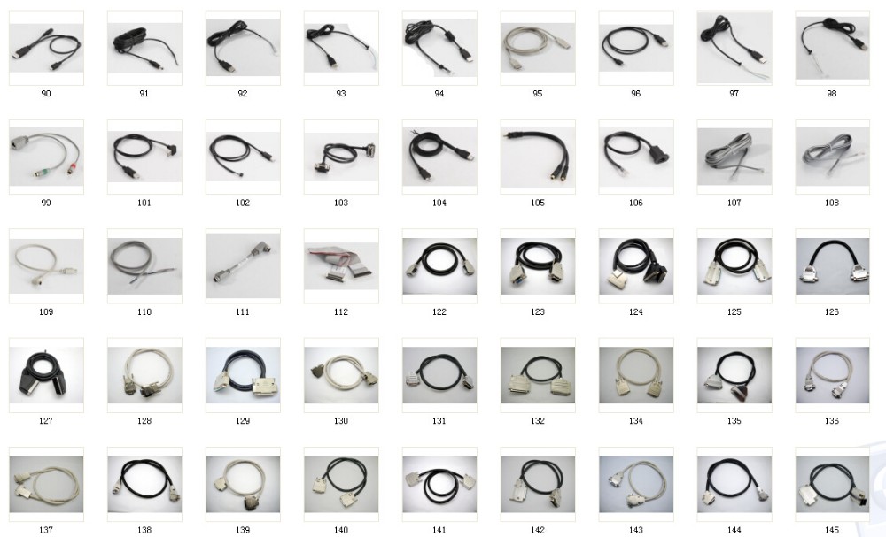 Black 2m Barcode Scanner Cables RS232 Symbol 2208 DS3608 D-Sub9 9pin To RJ45