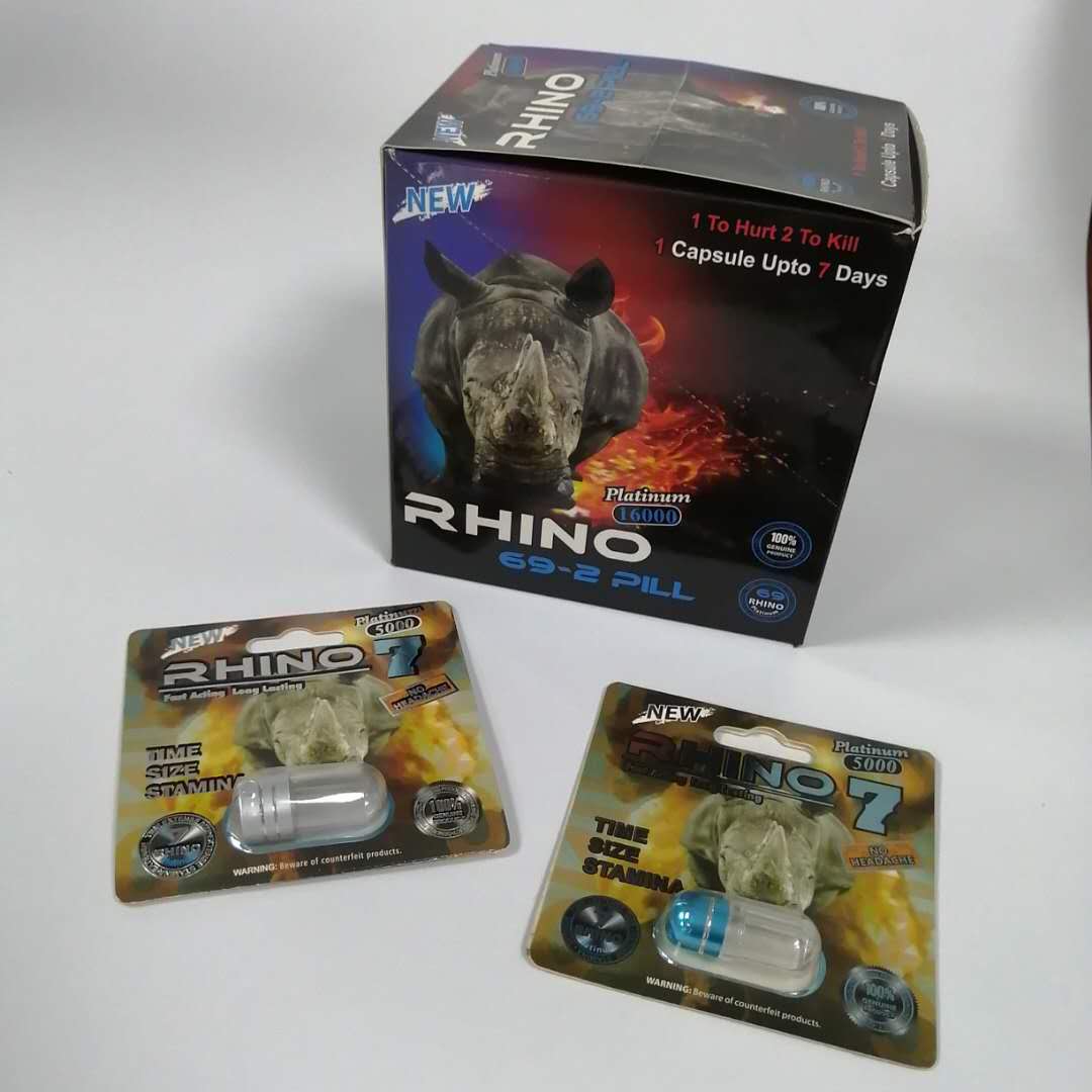 Male Power Sexual 3D Display Paper Box Premier Zen 3D Effect Blister Cards For Pills