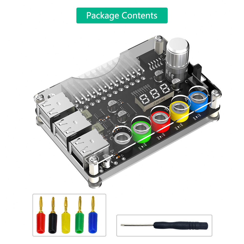 Efficiently Manage Power with ATX Power Supply Breakout Board and Acrylic Case Kit