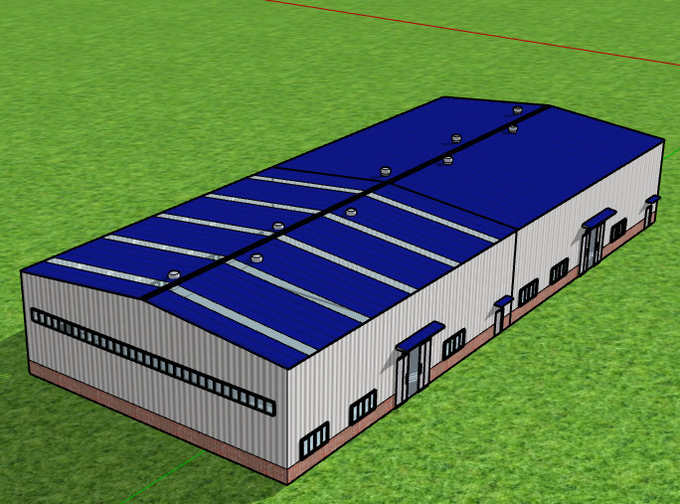 Light Gauge Steel Structure Warehouse Workshop Building Storage Customized