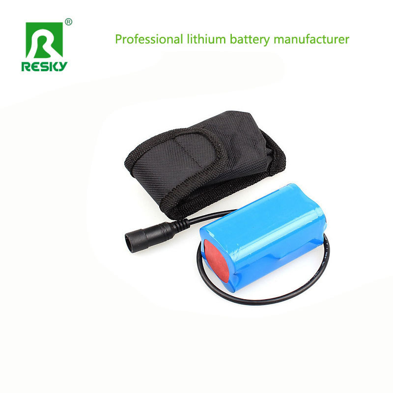 Rechargeable Lithium Battery Power Pack 18650 7.4V 4400mAh For Warm Carpet