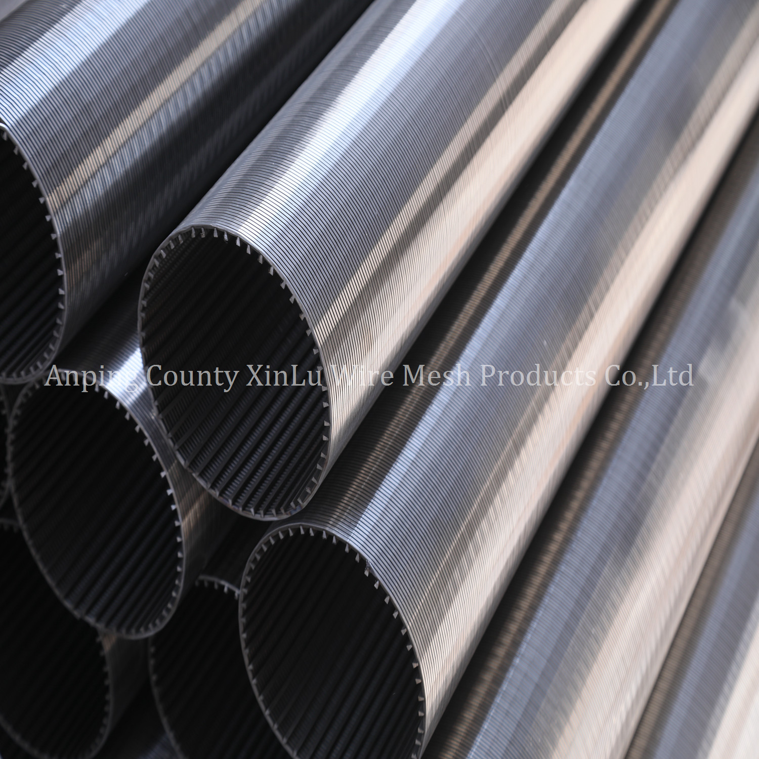 Filtration Galvanized Q235 Wedge Wire Stainless Steel V Wire Johnson Continuous Slotted Screen PIpe