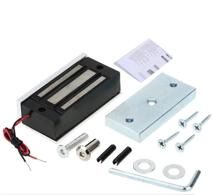 Magnetic Induction 60KG DC 12V Frameless Glass Door Locks