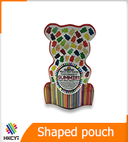 Squeeze Liquid Stand Up Spout Pouch Bag Black Matte Print Label Juice