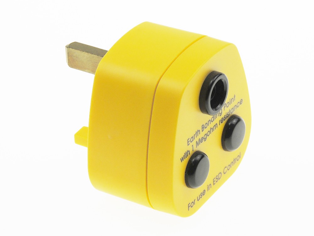 Plastic 60X40MM 1x4mm Banana Sockets Earth Bonding Plug