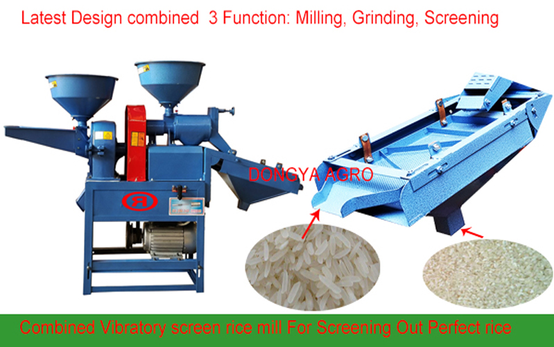 DONGYA New Design Vibratory Screen Combined Rice Mill