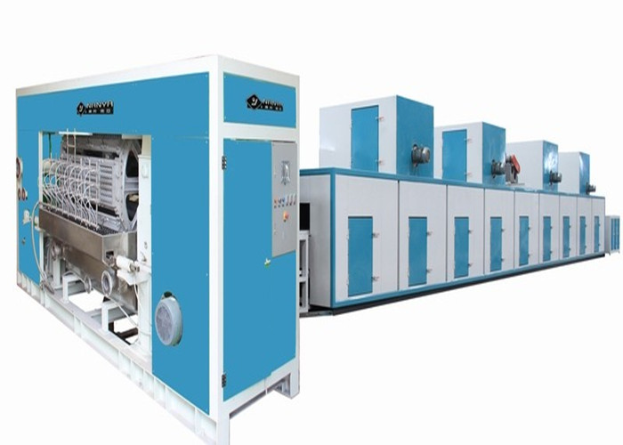 Fully Automatic Pulp Molding Equipment , High Efficiency Egg Tray Production Line