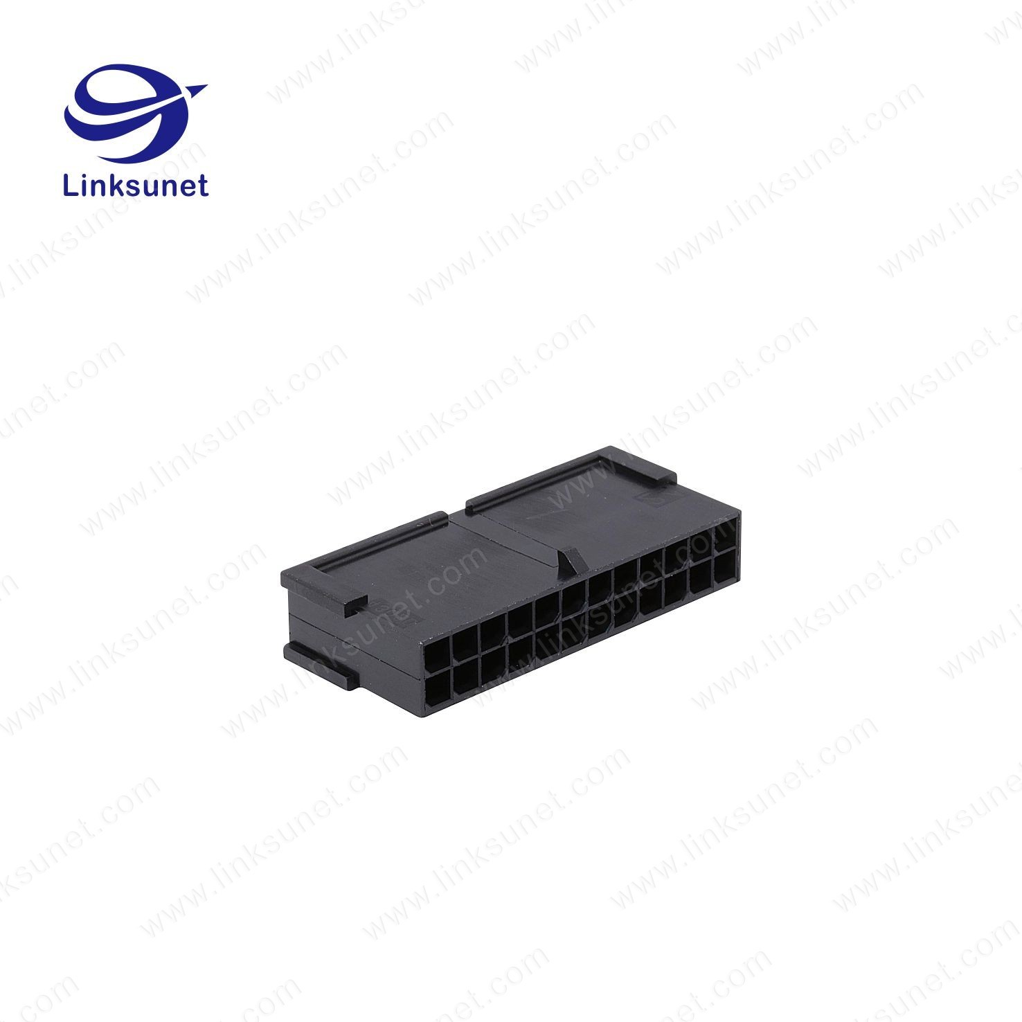 Male Female Wire Connectors 43020 - 0600 MOLEX Micro Fit Connector With Panel Mount Ears