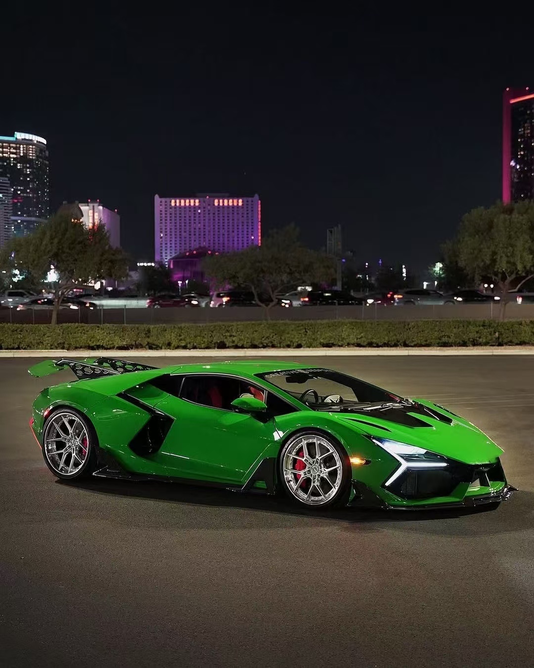 Lamborghini Revuelto Custom Body Kits Carbon Fiber DUKE Style Custom Front Diffuser