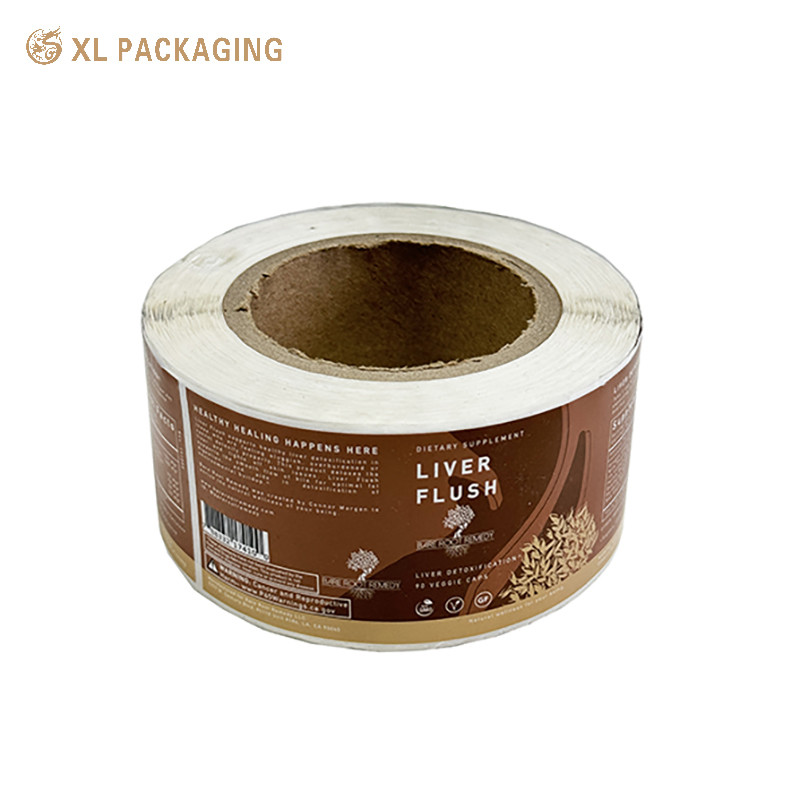 Rectangle Packaging Label Sticker Roll Custom Make Your Own Logo Stickers