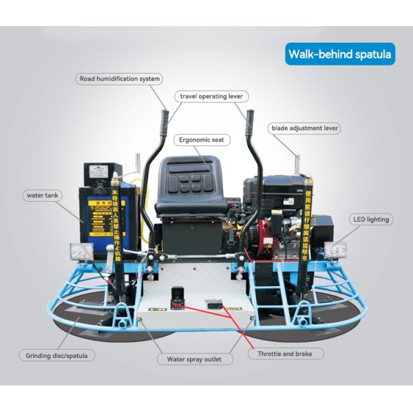 New Ride on Power Trowel Machine 36inch 46inch Price for Gasoline Power Trowel