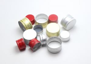 China 20mm 28mm Aluminium Pilfer Proof Caps , Aluminium Ropp Caps For Glass Bottle on sale
