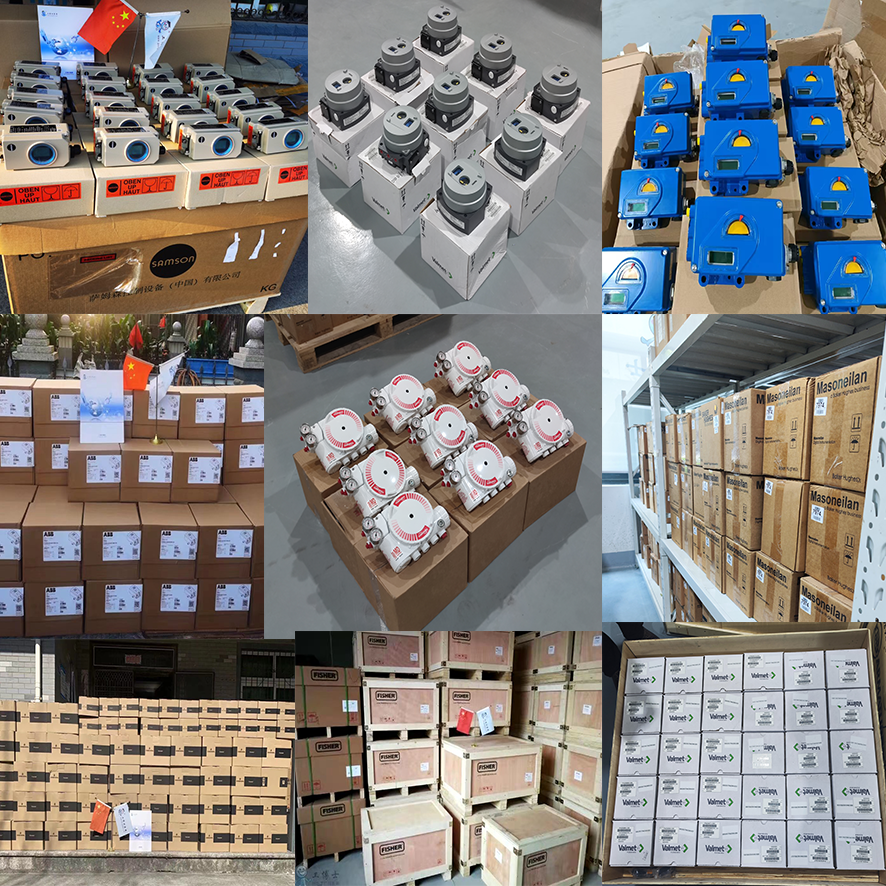 Chinese Control Valves With Valve Positioner Flowserve 3200MD Logix 420 Logix MD+ 67cfr Regulator Asco Solenoid