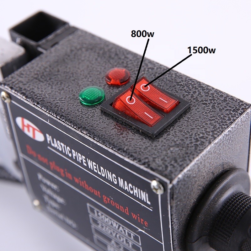 Dual Control PPR Pipe Welding Machine 800w 200-240V , 50HZ For 20mm - 63mm Pipe Diameter
