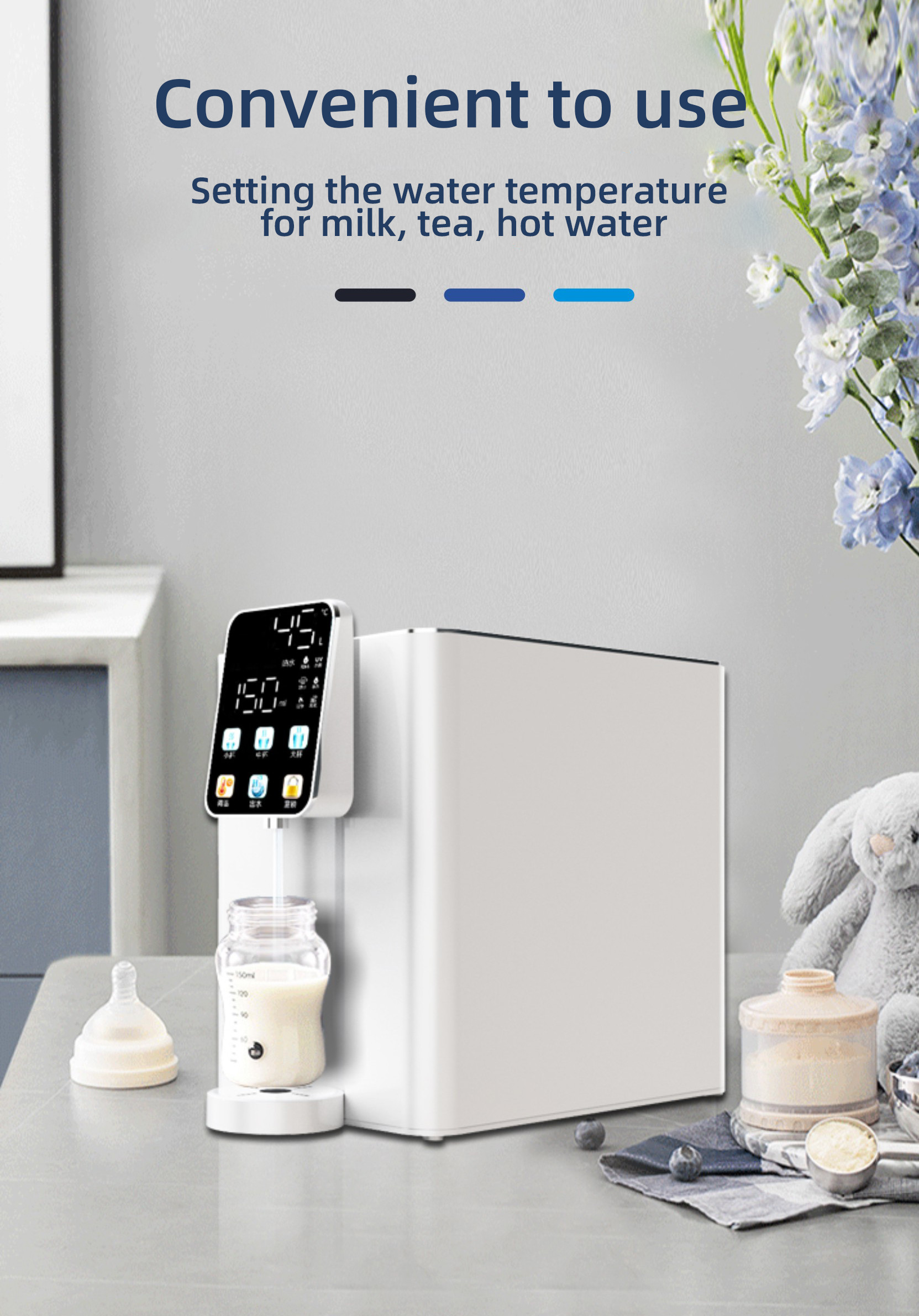 Hydrogen-Rich Water Dispenser 2000ppb Anti-inflammatory WEIZI