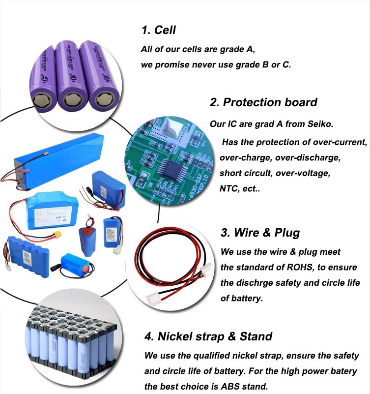 UN38.3 MSDS Electric Vehicle Lithium Battery 60V20Ah E Scooter Lithium Ion Battery