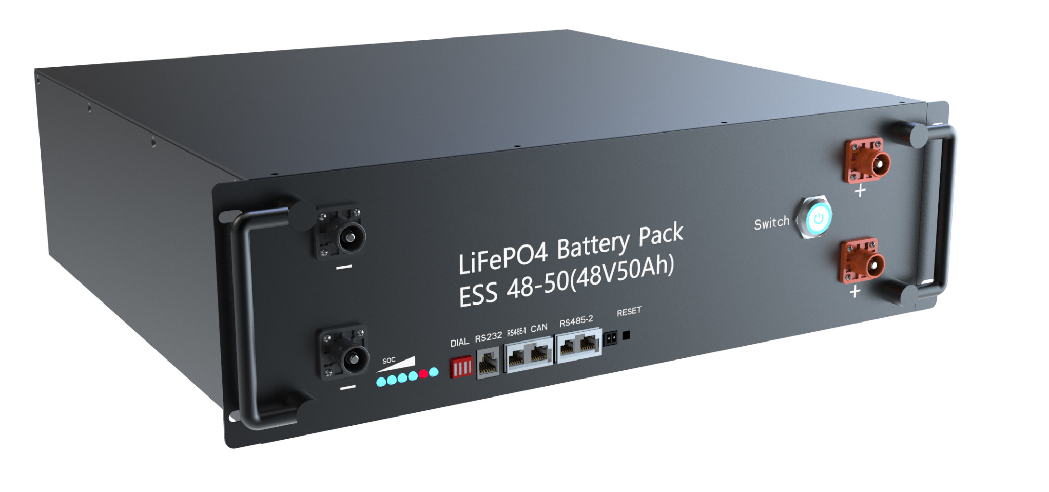 Micro Vision 48V 50Ah Rackmount Telecom Lifepo4 Battery Pack 2.5Kw For Solar System