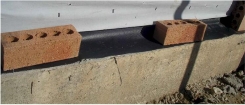 500um DAMP PROOF COURSE for Foundation Walls Onsite Installation Service Provided