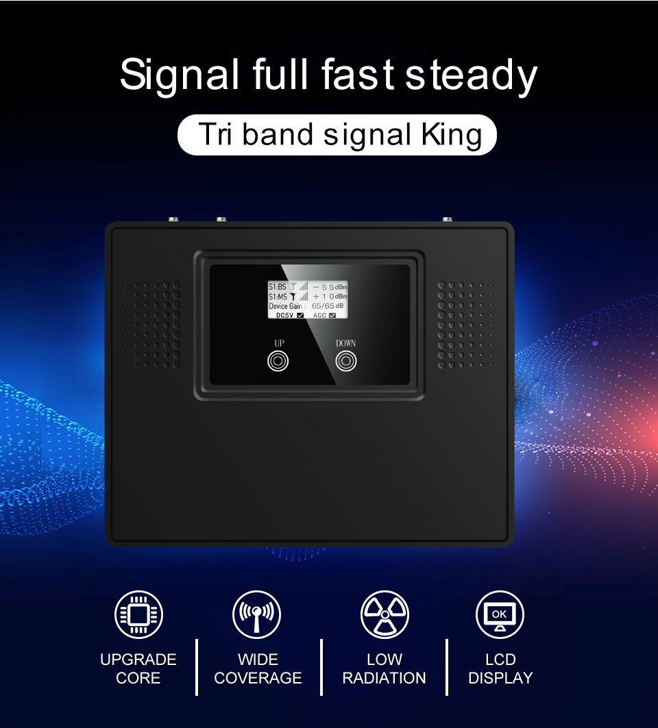 ATNJ New Upgrade Cell Signal Amplifier , 2g 3g 4g LTE Mobile Phone Signal Detector